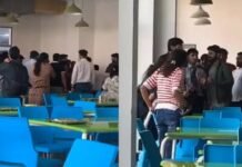 Ruckus in Delhi University, students clash over serving non-veg on Mahashivratri