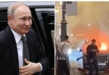 Putin’s car caught fire, who was riding it… not yet disclosed