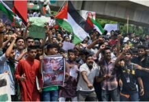 Situation worsened again in Bangladesh, Gaza supporters created a ruckus in Dhaka