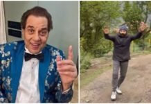 Dharmendra happily shared a fun dance video of his son Sunny Deol on the success of Jaat