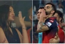 Anushka Sharma turned out to be a lucky charm for Virat Kohli, after RCB’s victory showered love on his wife