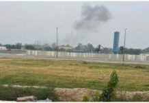 Three explosions one after another in Lahore, Pakistan, emergency siren sounded