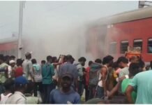 A major railway accident was averted in Baleshwar, smoke started coming out from the wheels of Falaknuma Express