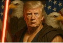 New AI photo of Trump surfaces, portrays President as muscular Jedi