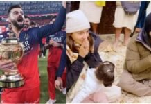 The video of Virat Kohli and Premananda ji is going viral after RCB victory