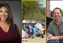 Logan Evans leads pledge to pass a public camping ban, expand shelter and bring smart growth near light rail.