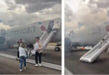 Major plane accident averted in America: Landing gear caught fire before takeoff