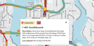 Major Lane Closures on I-405 Southbound