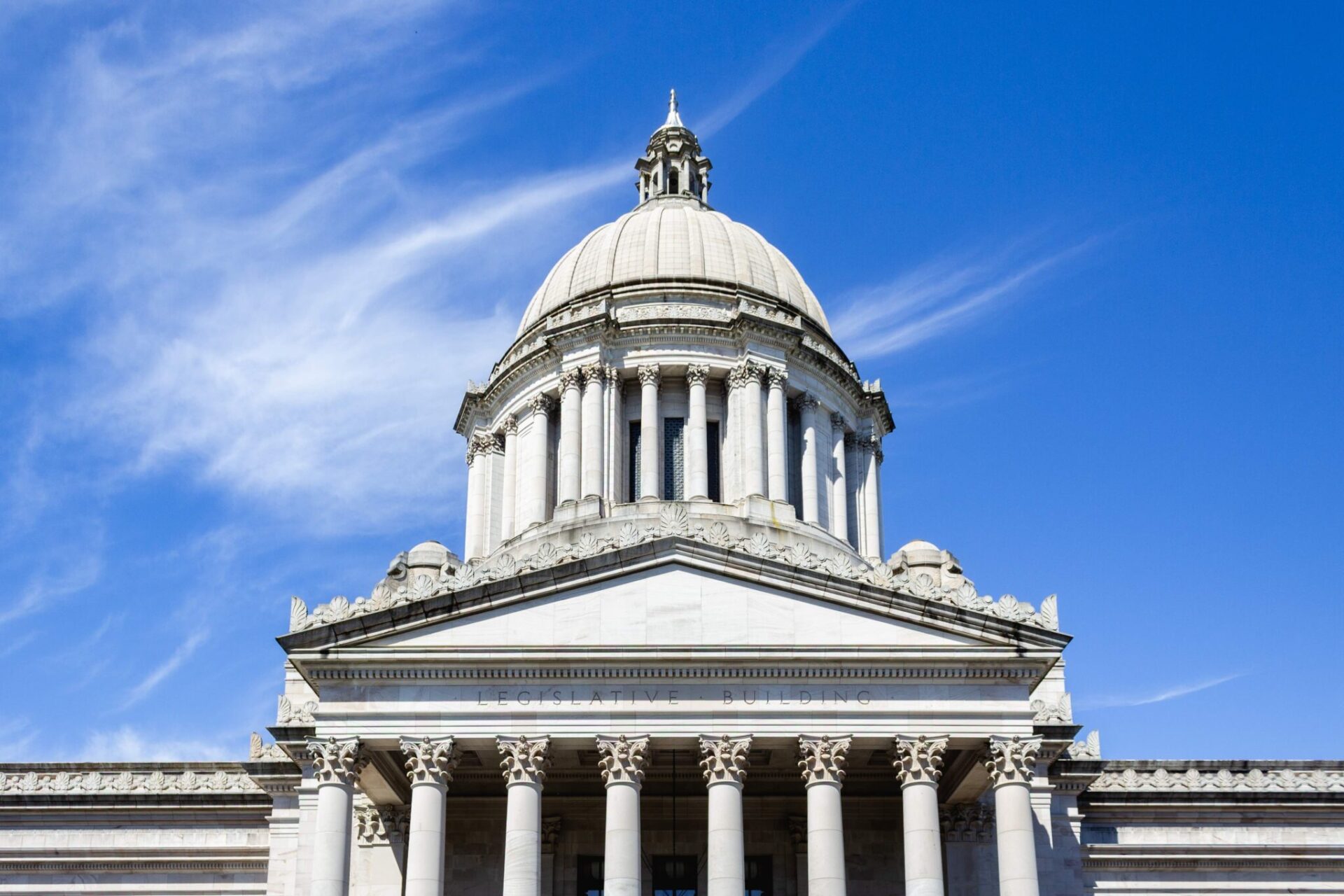 The Washington state Capitol