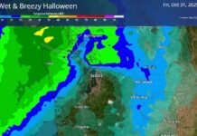 Heavy Rain and Strong Winds Expected to Soak Seattle on Halloween Night weather
