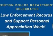 Renton Police Department Honors Records and Support Personnel During Appreciation Week RENTON POLICE