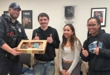 Kentwood Civics Students Surprise Kent Police Department with Doughnut Delivery Kent Police Department with Doughnut Delivery