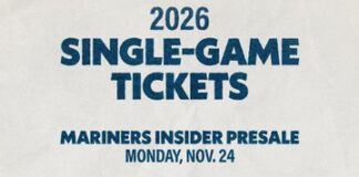 Seattle Mariners Announce 2026 Single-Game Ticket Release Dates single game ticket