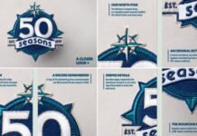 Seattle Mariners Reveal Detailed Look at New 50-Season Anniversary Jersey Patch Seattle Mariners