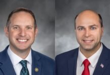 Two WA state representatives will open district office in Okanogan County Reps. Hunter Abell, R-Inchelium, left, and Andrew Engell, R-Colville, right, represent northeast Washington’s 7th Legislative District