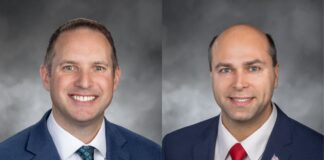 Two WA state representatives will open district office in Okanogan County Reps. Hunter Abell, R-Inchelium, left, and Andrew Engell, R-Colville, right, represent northeast Washington’s 7th Legislative District