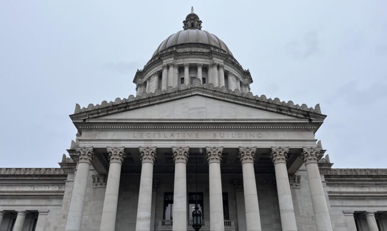 The Washington state Capitol building in Olympia