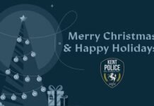 Kent Police Department Shares Christmas Wishes With Community Kent WA Merry Christmas