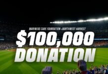 Seattle Mariners Care Foundation Donates $100,000 to Northwest Harvest eattle Mariners Care Foundation Donates $100,000