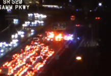 Major Traffic Delays on SR 520 in Redmond After Multiple Lanes Blocked