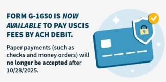 USCIS to End Paper Fee Payments in 2025