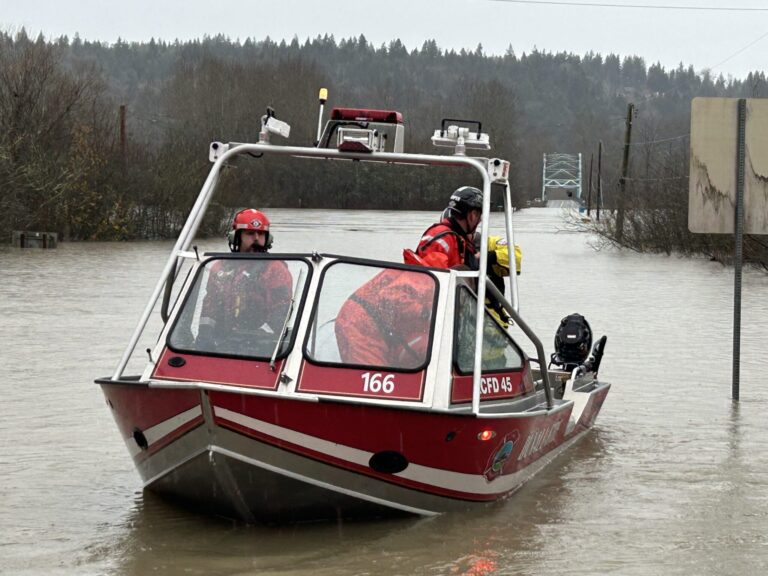Thousands under evacuation orders, as floodwaters crest in Washington rivers
