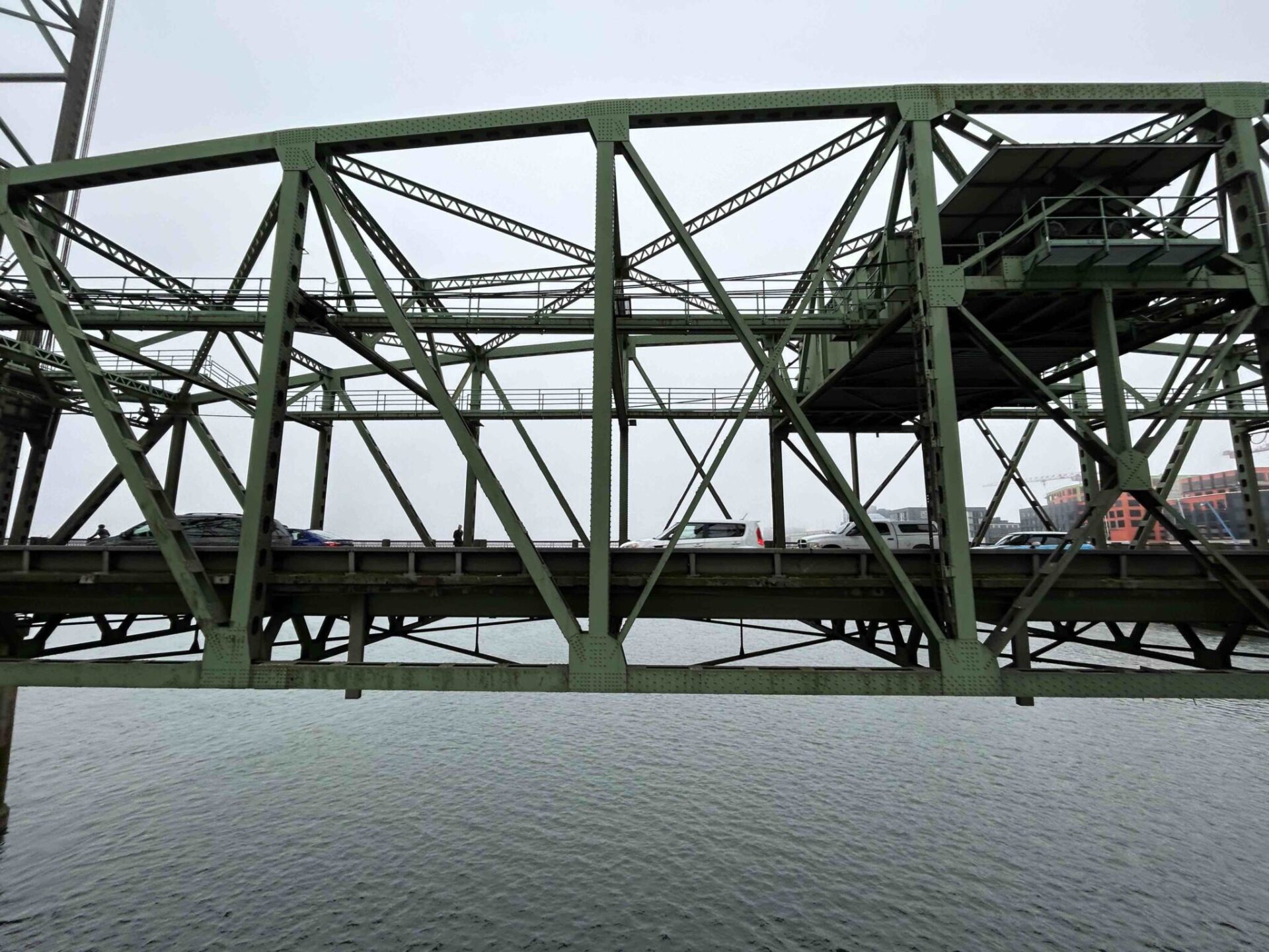 The Interstate 5 bridge over the Columbia River