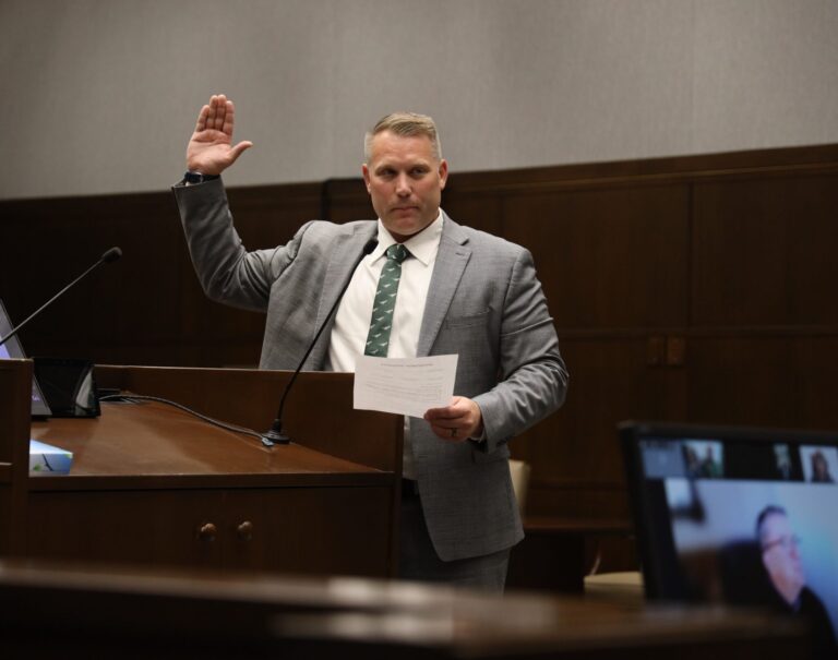 Pete Serrano is sworn in as interim U.S. Attorney for Eastern Washington on Aug. 11, 2025. The appointment was 120 days.