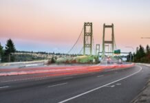 What to know about WA Gov. Bob Ferguson’s $3B transportation spending plan A view of the Tacoma Narrows Bridge