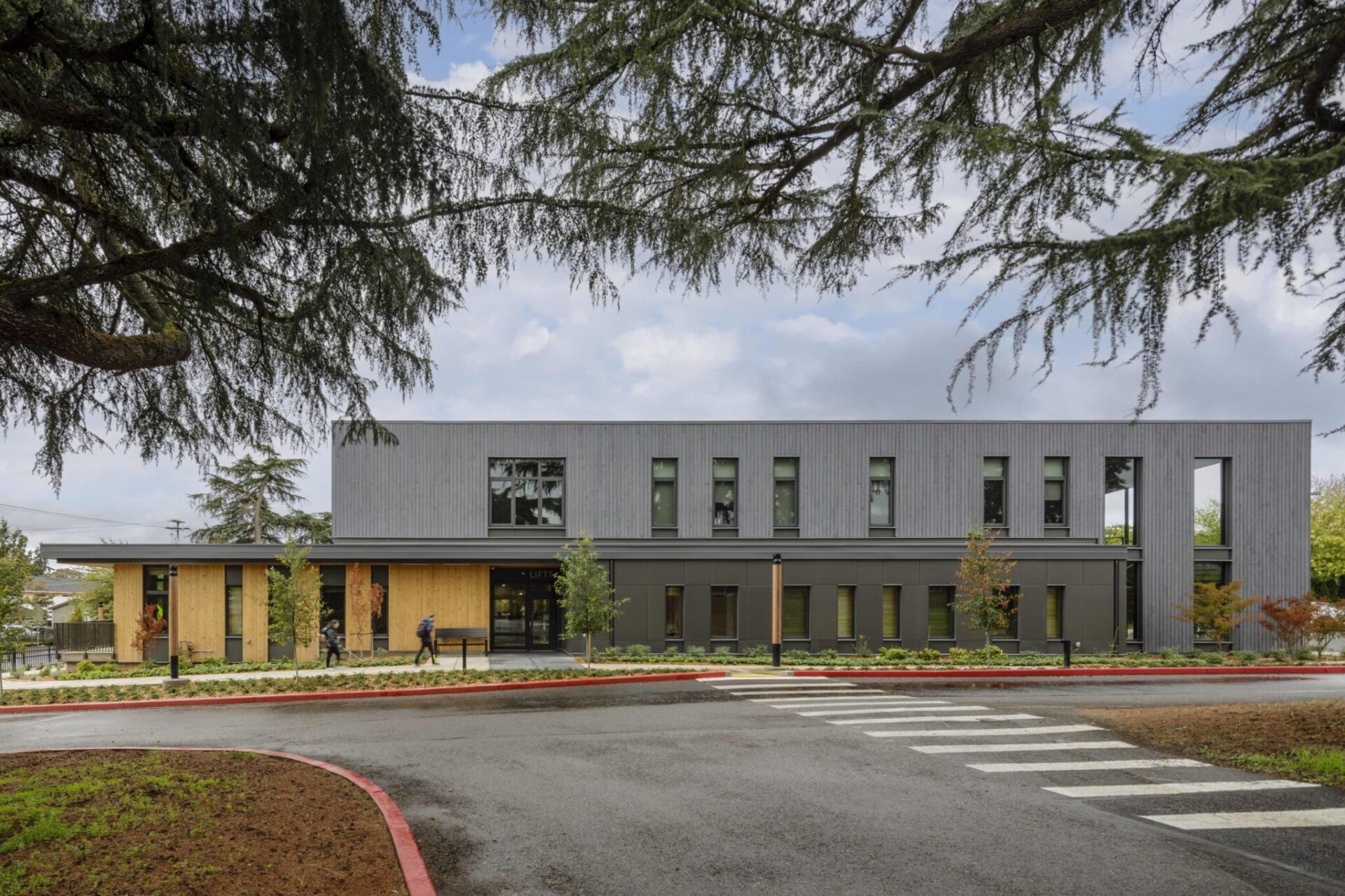 A building on the campus of the Washington State School for the Blind