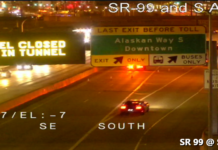 SR 99 Tunnel Closed