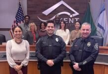 New Officer Sworn Into Duty at Kent Police Department KENT POLICE DEPARTMENT