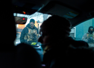 Proposed block on WA police hiring ICE agents fizzles out in Legislature Three cars filled with federal agents stop in front of Elle Neubauer and another observer, surrounding the car and threatening arrest during an early morning watch observing ICE in South Minneapolis Monday, Jan. 12, 2026
