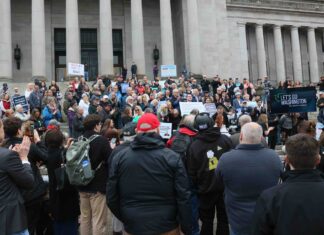 With rally and ‘listening sessions’, WA initiative supporters deliver their message Supporters of Let’s Go Washington initiatives intended to bolster parental rights and block transgender athletes from girls’ sports, gather on the north steps of the Washington state Capitol on Tuesday, Feb. 3, 2026