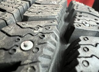 Washington charges drivers for buying studded tires. Why doesn’t Oregon? Studded tires have small metal spikes designed to break through snow and ice.
