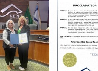 City of Kent Government Proclaims American Red Cross Month American Red Cross Month