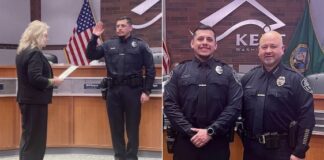 New Police Officer Sworn In at Kent City Council Meeting New Police Officer Sworn In at Kent City