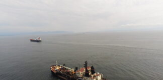 Army Corps plan for Columbia River dredge spoils could cost SW Washington ports millions Two dredging vessels, the government-owned Essayons and the Bayport, a contract vessel, at the mount of the Columbia River.