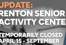 Renton Senior Activity Center to Close Temporarily for Major Upgrades