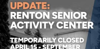 Renton Senior Activity Center to Close Temporarily for Major Upgrades