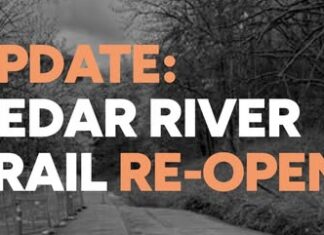 Cedar River Trail Section Reopens