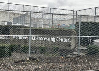 The Northwest ICE Processing Center in Tacoma, which is one of the largest immigrant detention facilities in the western U.S