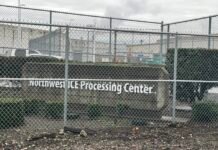 The Northwest ICE Processing Center in Tacoma, which is one of the largest immigrant detention facilities in the western U.S