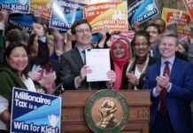 Court battle set to begin over WA’s new income tax Supporters of Washington’s new income tax on millionaires celebrate after Gov. Bob Ferguson signs the bill into law on Monday March 30, 2026