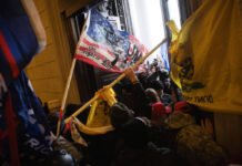 A pro-Trump mob breaks into the U.S. Capitol on January 6, 2021