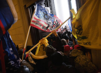 A pro-Trump mob breaks into the U.S. Capitol on January 6, 2021