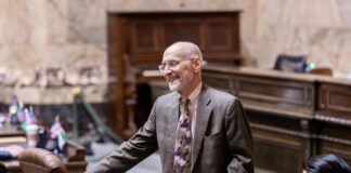 State Rep. Larry Springer on the House floor on Jan. 28, 2026.