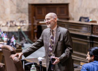 State Rep. Larry Springer on the House floor on Jan. 28, 2026.