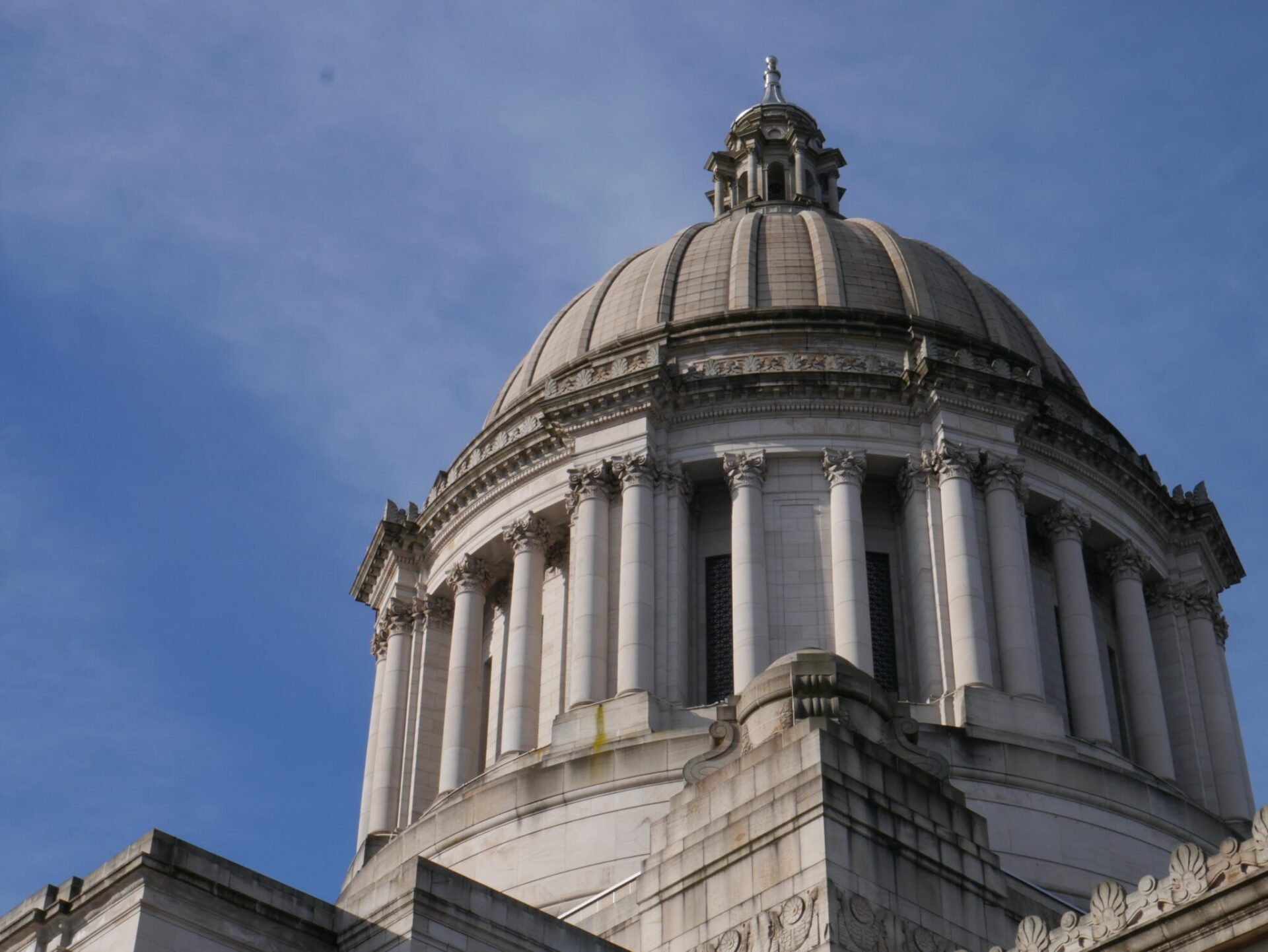 The dome at the Washington state Capitol.