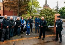 Kent Police Hold Memorial Ceremony